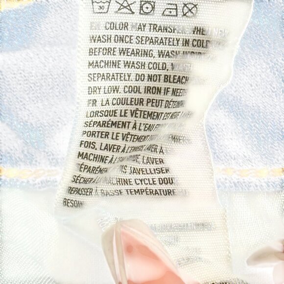 American Eagle Tom Girl Ripped Distressed Button Fly Med Wash Jeans - Picture 12 of 13